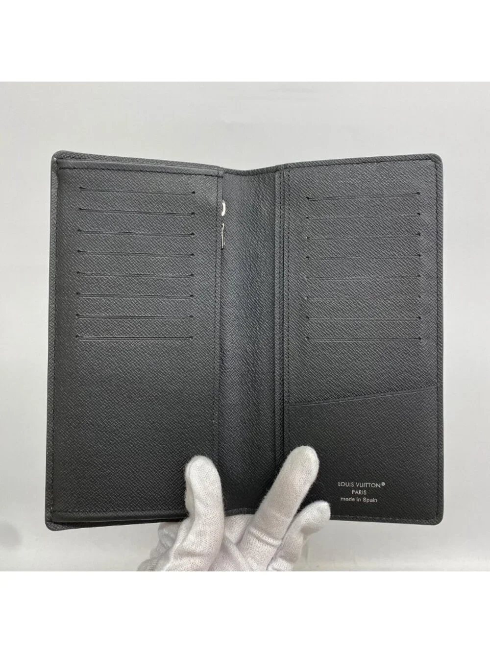 Louis Vuitton Wallet Monogram Eclipse Portefeuille Brazza Black